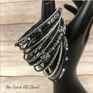 Set of 12 Bangle Bracelets